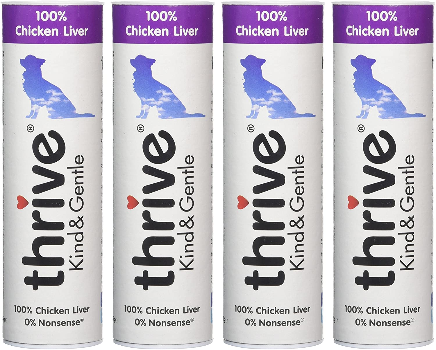 thrive Dog KIND & GENTLE 100% CHICKEN LIVER TREATS (PACK OF 4), 25 g (Pack of 4) - Image 4