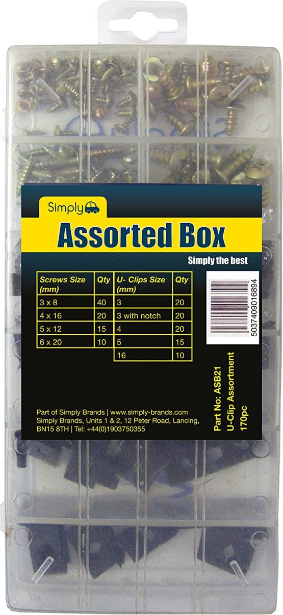 Simply ASB21 U-Clip Assortment