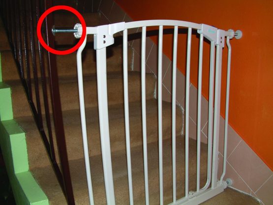 Stork Banister Gate Y Spindle Adapters, (Pack of 2), White - Image 3