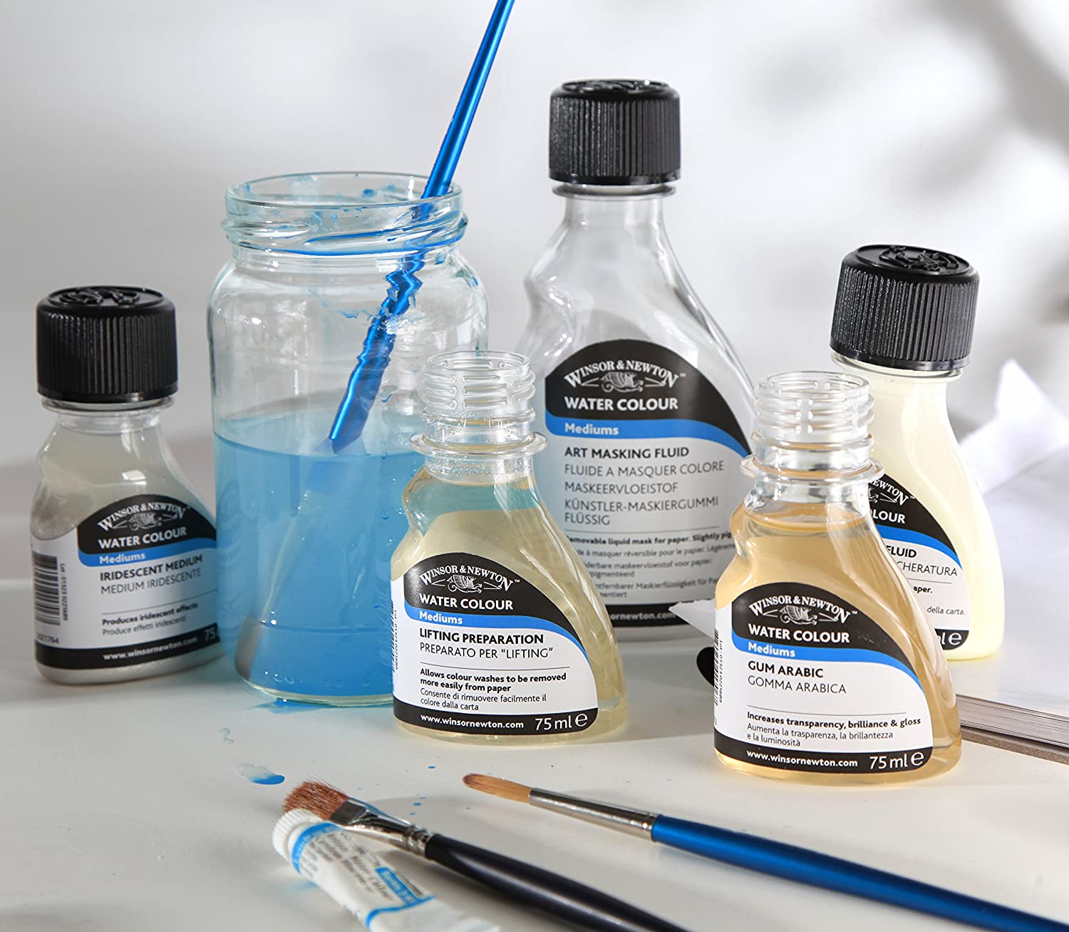Winsor & Newton XCFOGS75 75Ml Ox Gall Liquid , beige, Raw Umber, 75 ml (Pack of 1) - Image 2