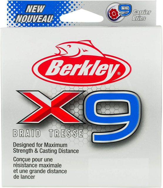 Berkley X9 Lo-Vis Green Braided Fishing Line