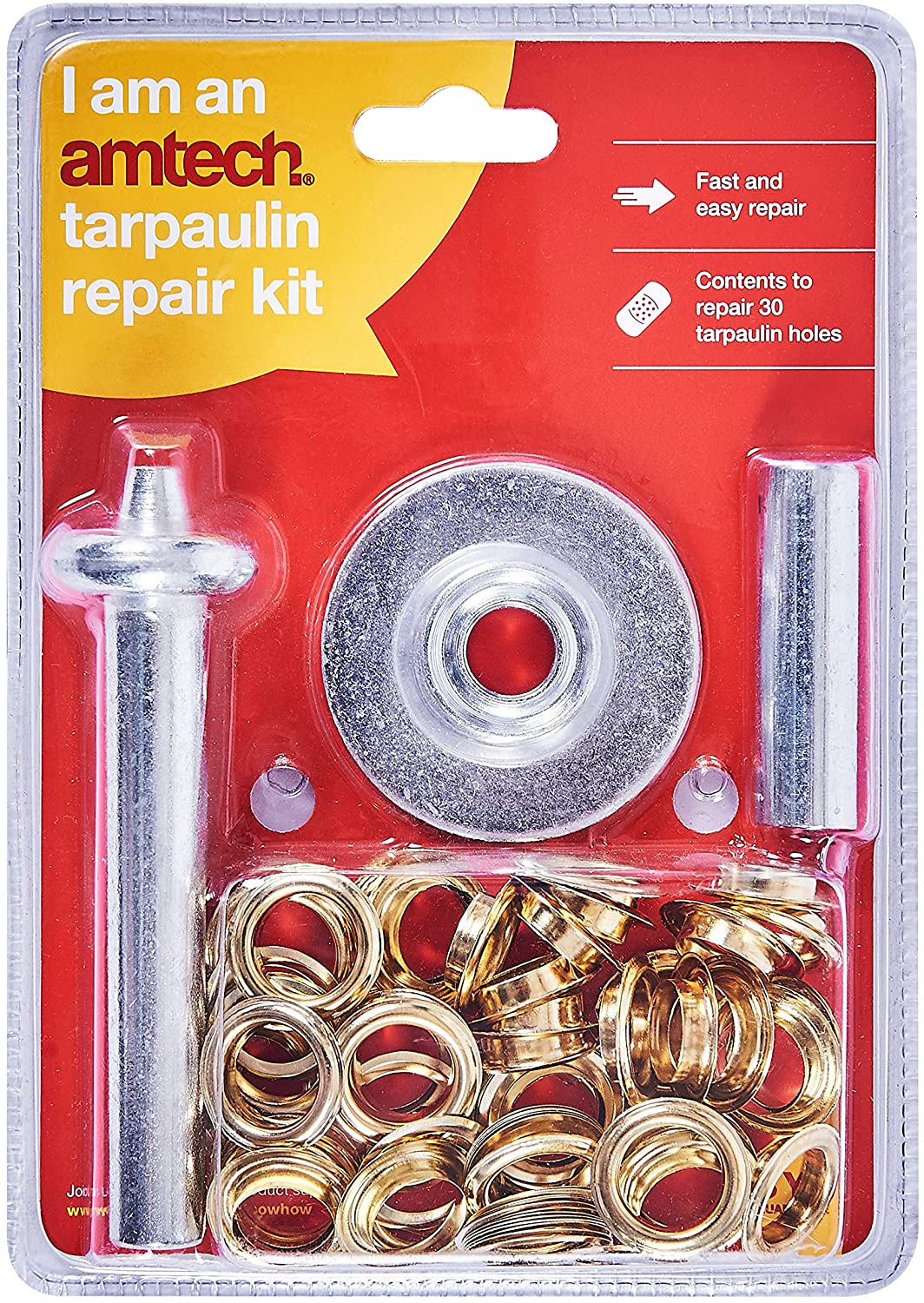 Amtech S4675 Tarpaulin repair kit, Golden - Image 3