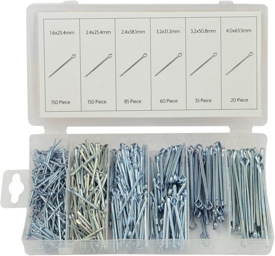 Rolson 61297 Cotter Pin Assortment - 500 Pieces