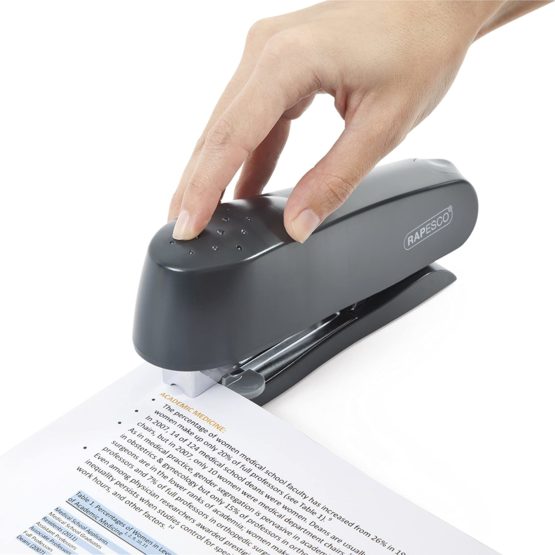 Rapesco R74726B3 7470 Front Loading Stapler, 50 Sheet Capacity, Black - Image 2