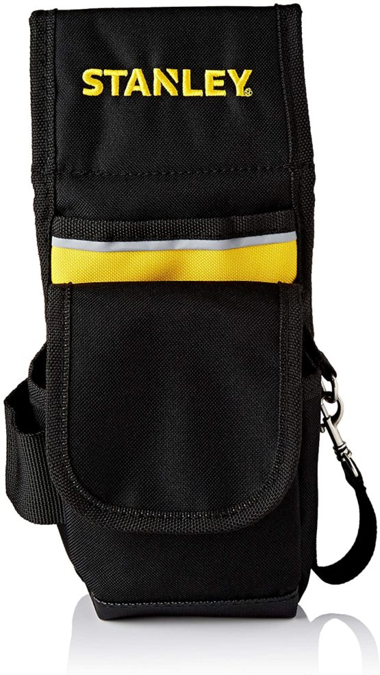 STANLEY Tool Sheath Pouch with Velcro Closure, Multi-Pocket Storage Organiser for Tools and Small Parts, 1-93-329