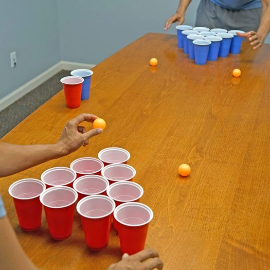 Fairly Odd Novelties Beer Pong Set, Red Cups and Ping Pong Balls. - Image 4
