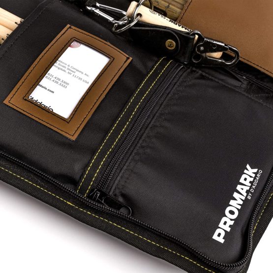 ProMark Drum Stick Bag - Transport Deluxe Drumstick Holder - Drum Sticks Holder Made from Weatherproof Ballistic Nylon and Synthetic Leather - Drumstick Bag Mounts to Tom Drum - Image 4
