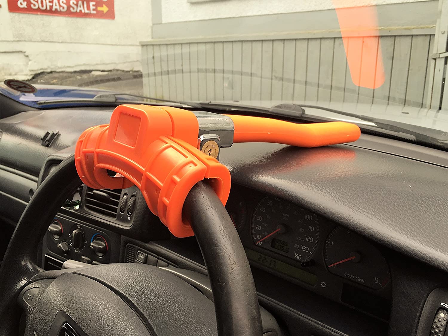 Xtremeauto Car Steering Wheel Lock Anti Theft with 2 Keys