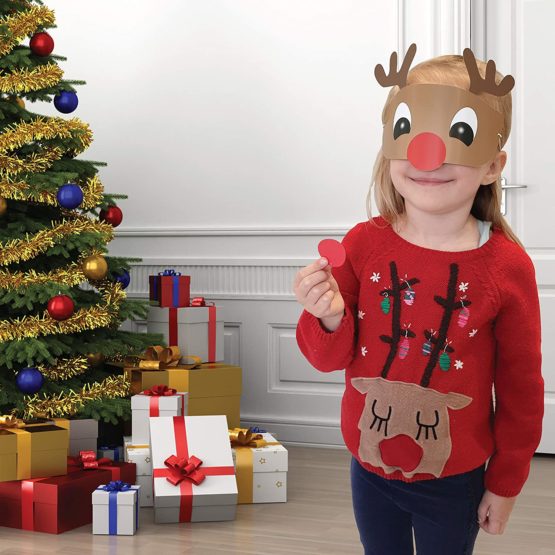 Christmas Family Game - RUDOLPH'S RED NOSE- Family, Kids, Office Xmas Party Game - 35 player - #X - Image 2