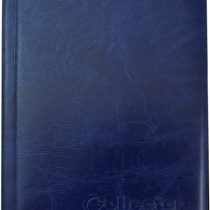COLLECTOR COIN ALBUM for 96 medium size coins like A-Z 10 pence 10p 50p 50 pence £1 €1 €2 or other BLUE