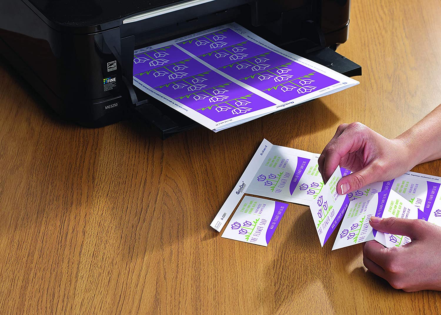 Avery C3202610 Double Side Printable Business Cards with Satin Finish