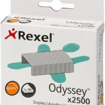 Rexel Odyssey Heavy Duty Staples, For Stapling up to 60 Sheets, Use with the Rexel Odyssey Stapler, Box of 2500, 2100050