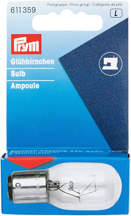 Prym Spare Bulb for Sewing Machine with Bayonet Socket