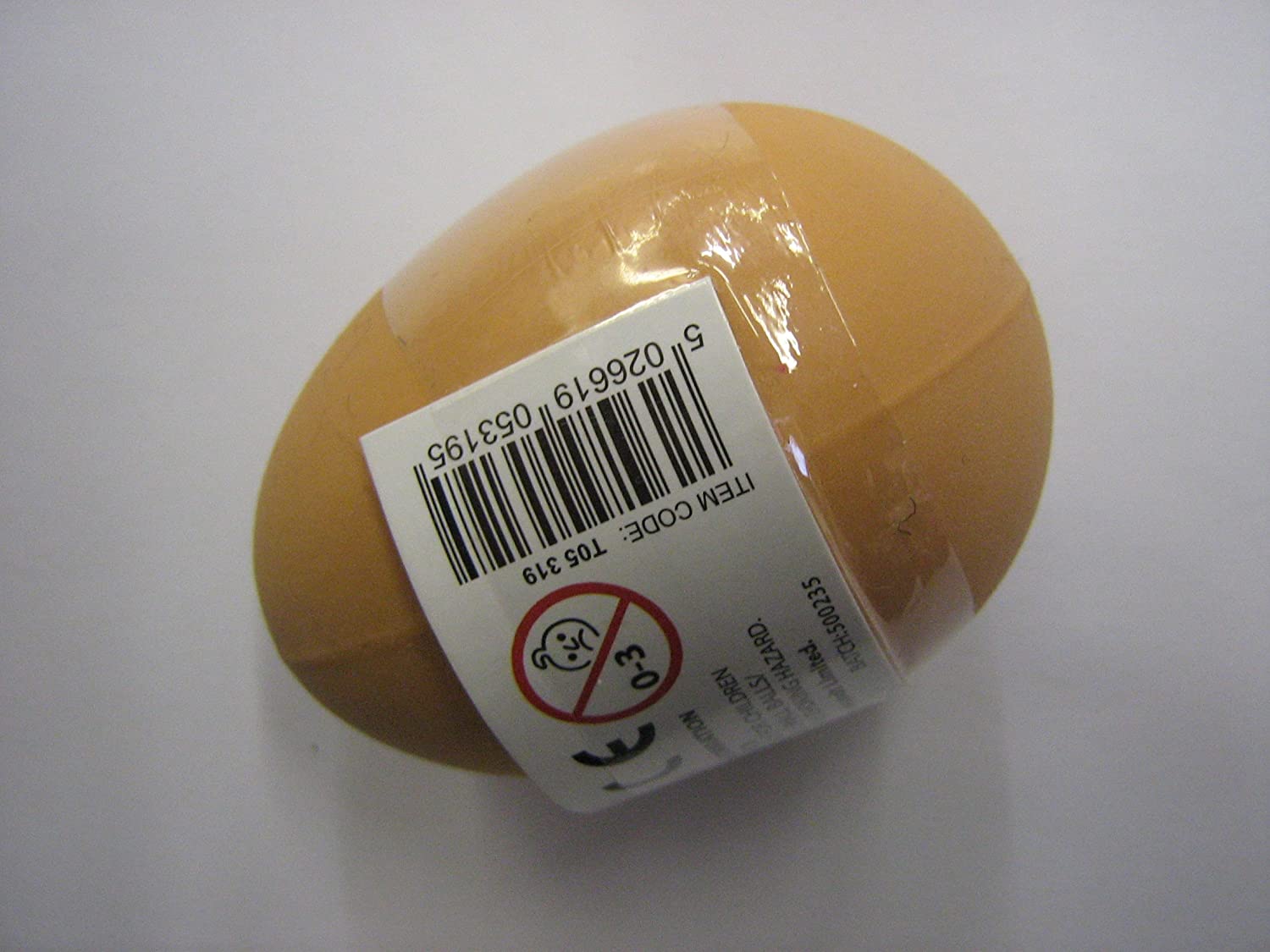 HENBRANDT Single Bouncing Egg 5.4cm Bouncy Rubber Fake Chicken Eggs Novelty Prank Toys Easter Party Favours Loot Bag Fillers Lucky Dip Stocking Fillers for Boys and Girls