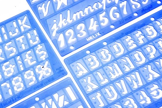 Helix Letter and Number Stencils (4 Pack) - Image 4