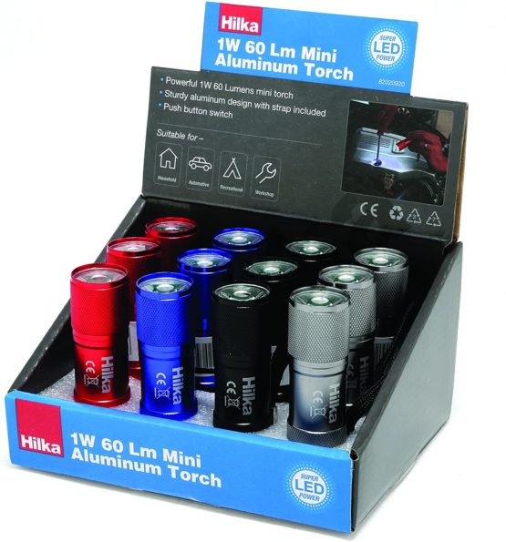 Hilka 82020920 90 LED 1 W 60 lm Aluminium Mini Torch