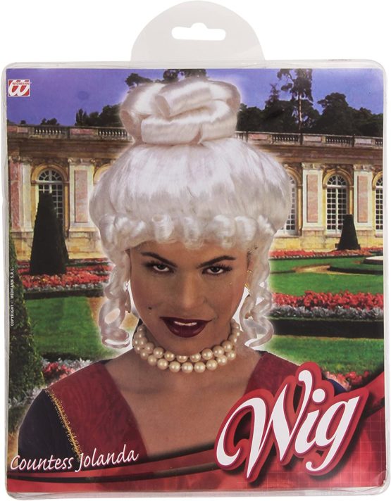 Countess Jolanda White Wig for Hair Accessory Fancy Dress