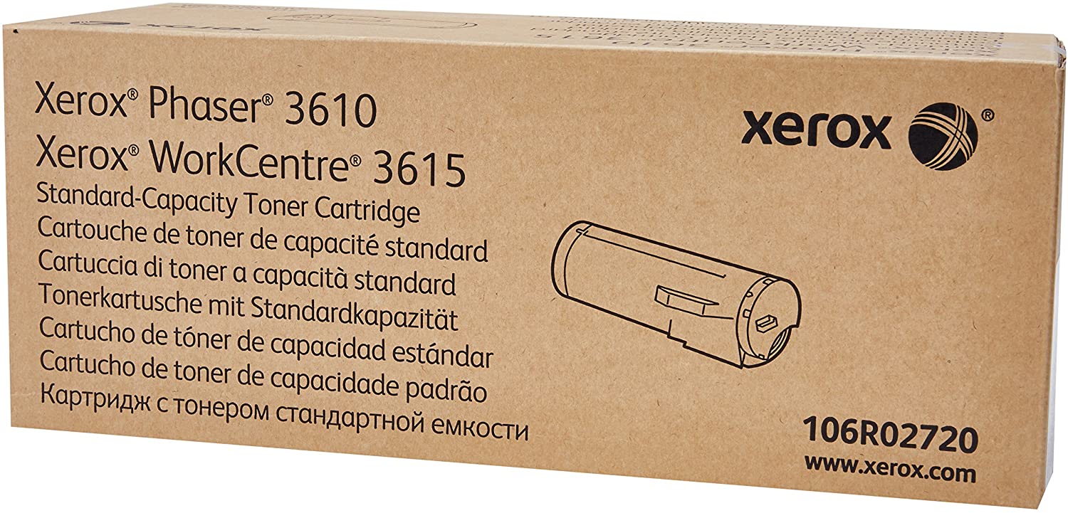 Xerox Genuine Phaser 3610 / Workcentre 3615 Black Standard Capacity Toner Cartridge (5,700 Pages) - 106R02720