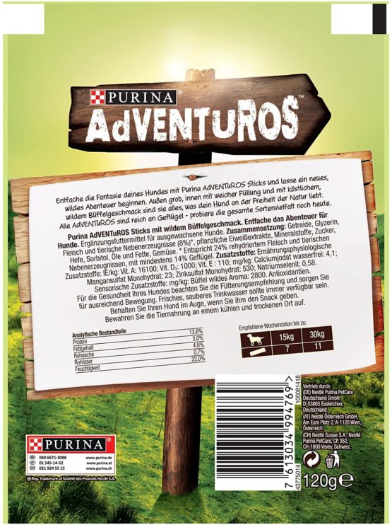 Adventuros Dog Snacks (6 x 120 gm) - Image 2