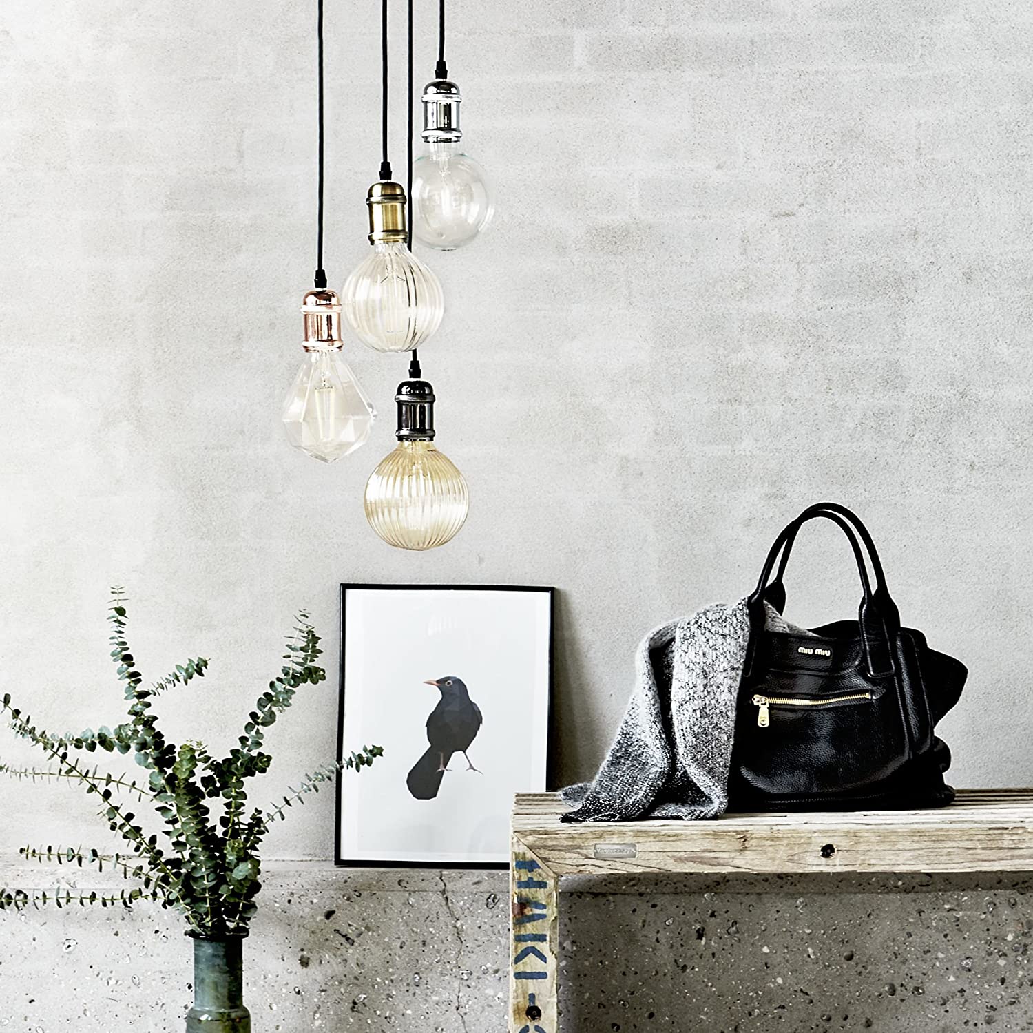 Nordlux Avra Suspension, Copper, E27, Gold, 7.5 x diameter 5Cm - Image 3
