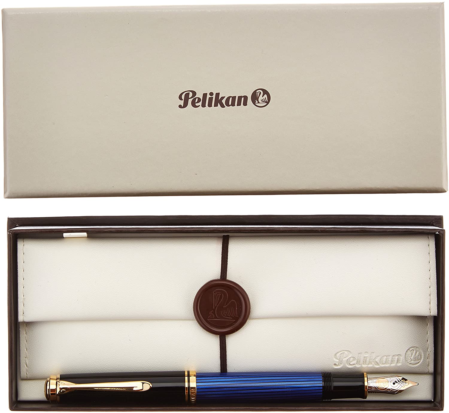 Pelikan Luxury Souveran M800 Fountain Pen - Black/Blue - Image 3