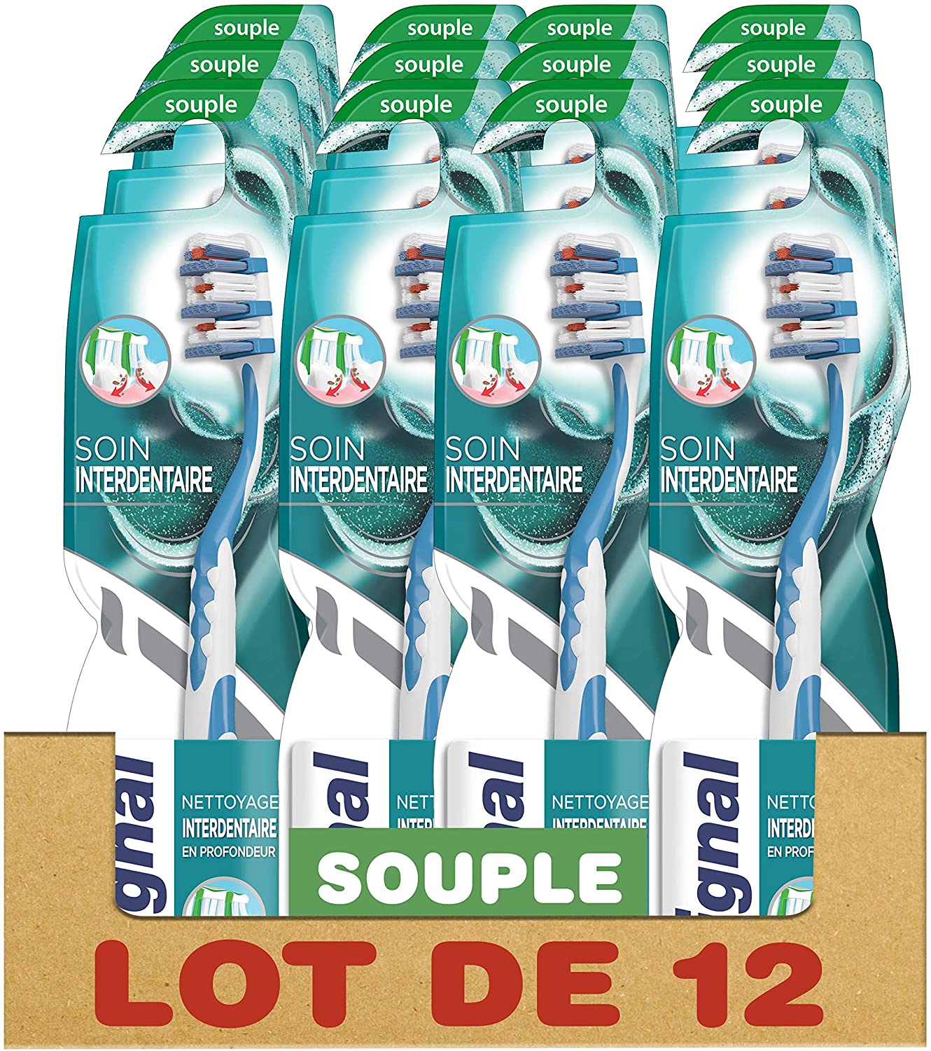 Signal Toothbrush Interdental Care Soft Pack of 12 – BigaMart