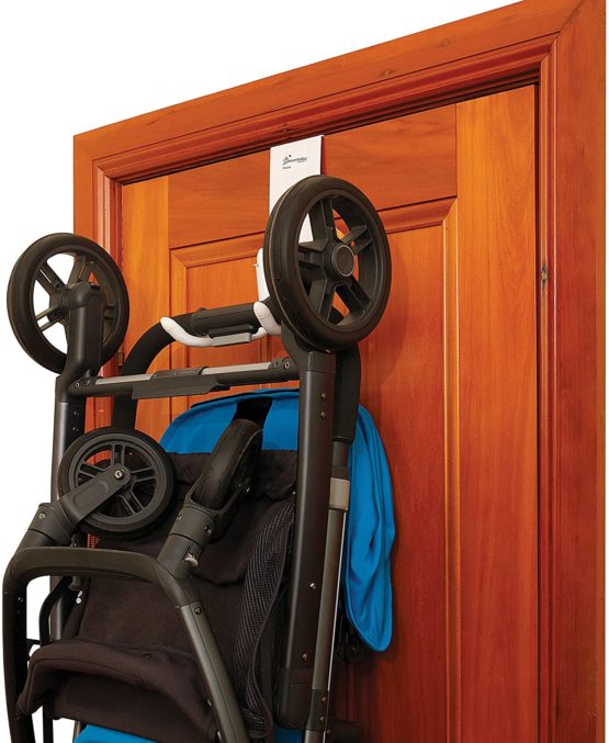 Dreambaby StrollAway Over the Door Baby Stroller Hanger – Heavy Duty Metal Hook Organizer with 22.5 Kg Load Capacity – Model G256 - Image 3