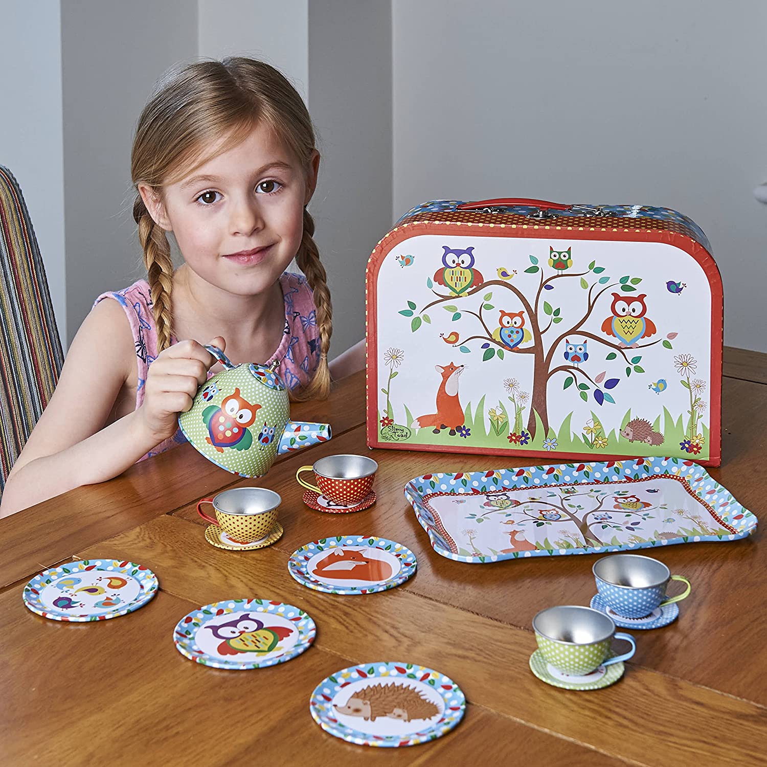 lucy locket woodland tea set