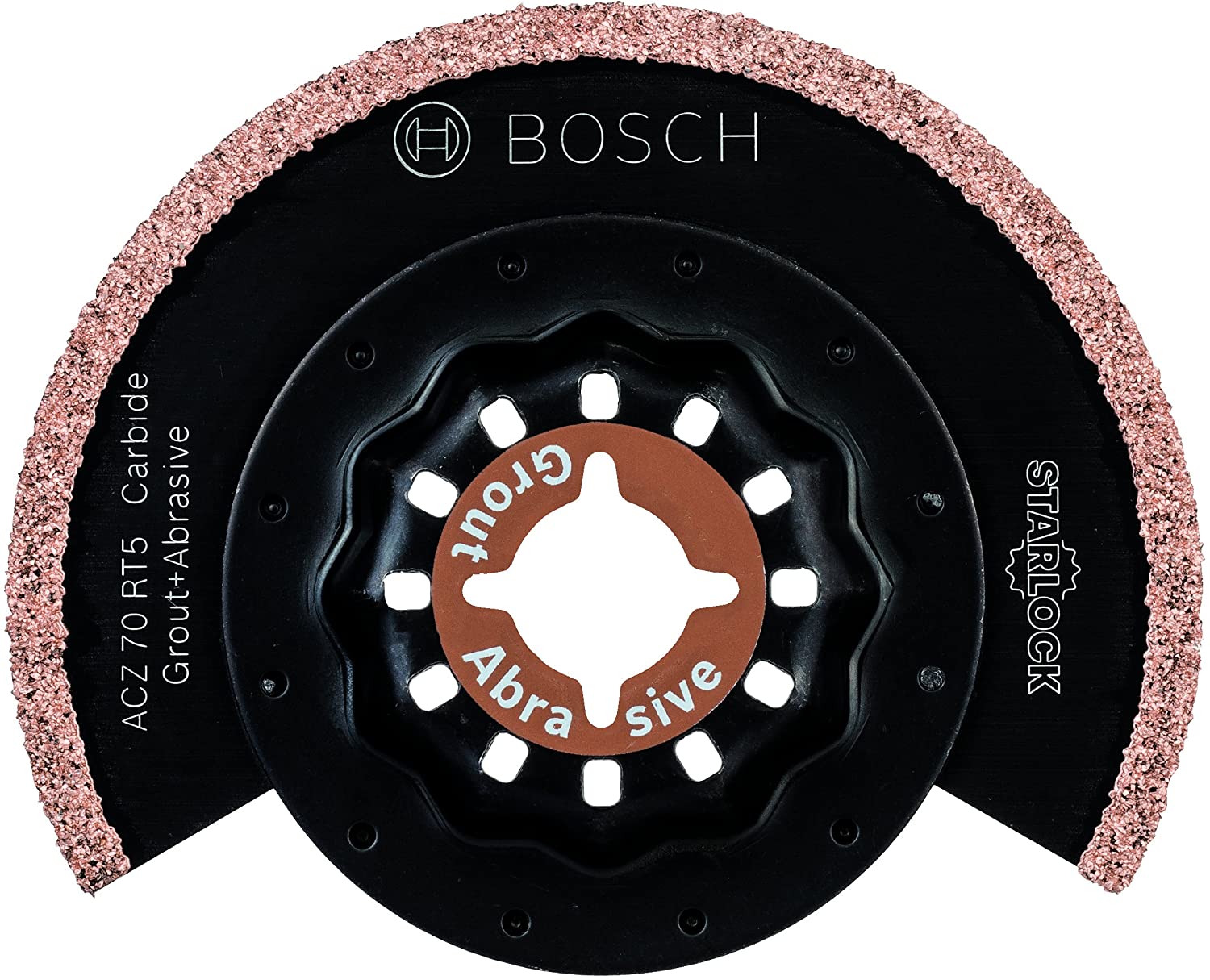 Bosch Professional 1x Segment Blade ACZ 70 RT5 (for Mortar Grit 50, diameter 70 mm, Accessory Multitool), Blue