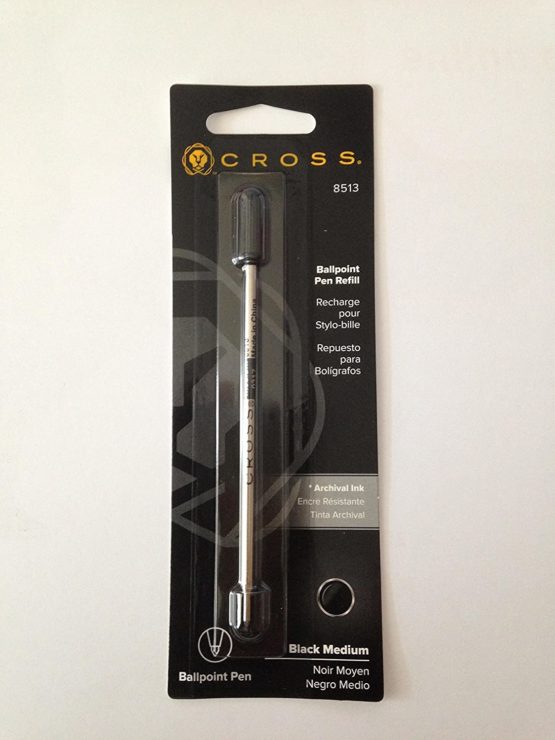 Cross 8513 Original Refill for Ballpoint Pen, Medium Point, Suitable For Most Cross Ballpoint Pens, 1 Pack, Black - Image 2