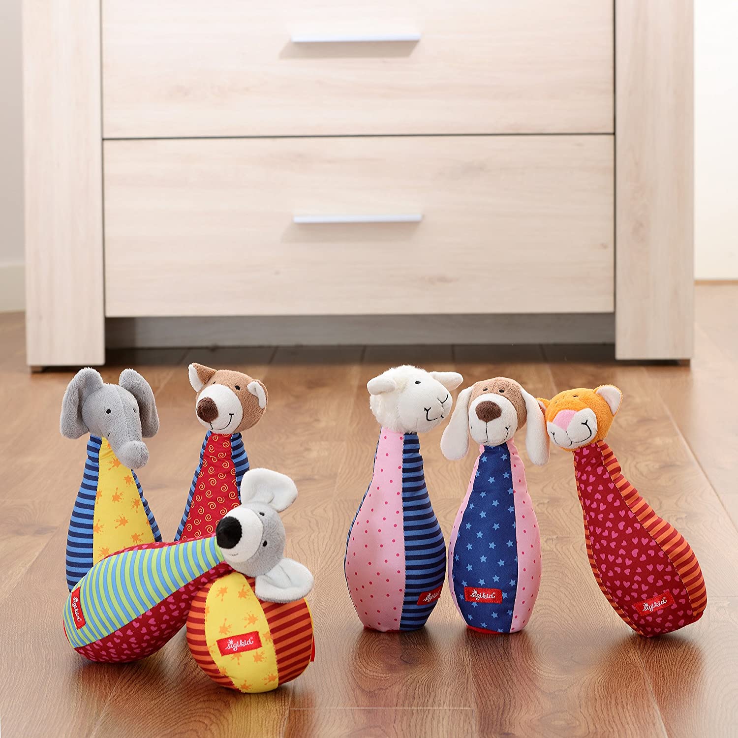 Sigikid Baby Bowling, Skittles Game Animals, Small - Image 4