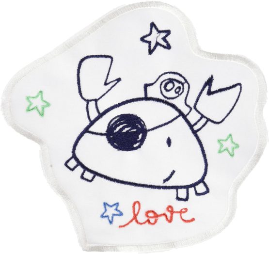 Pirulos 16213510 – Embroidered Applique Pirate Design, 32 x 90 cm, White and Grey - Image 3