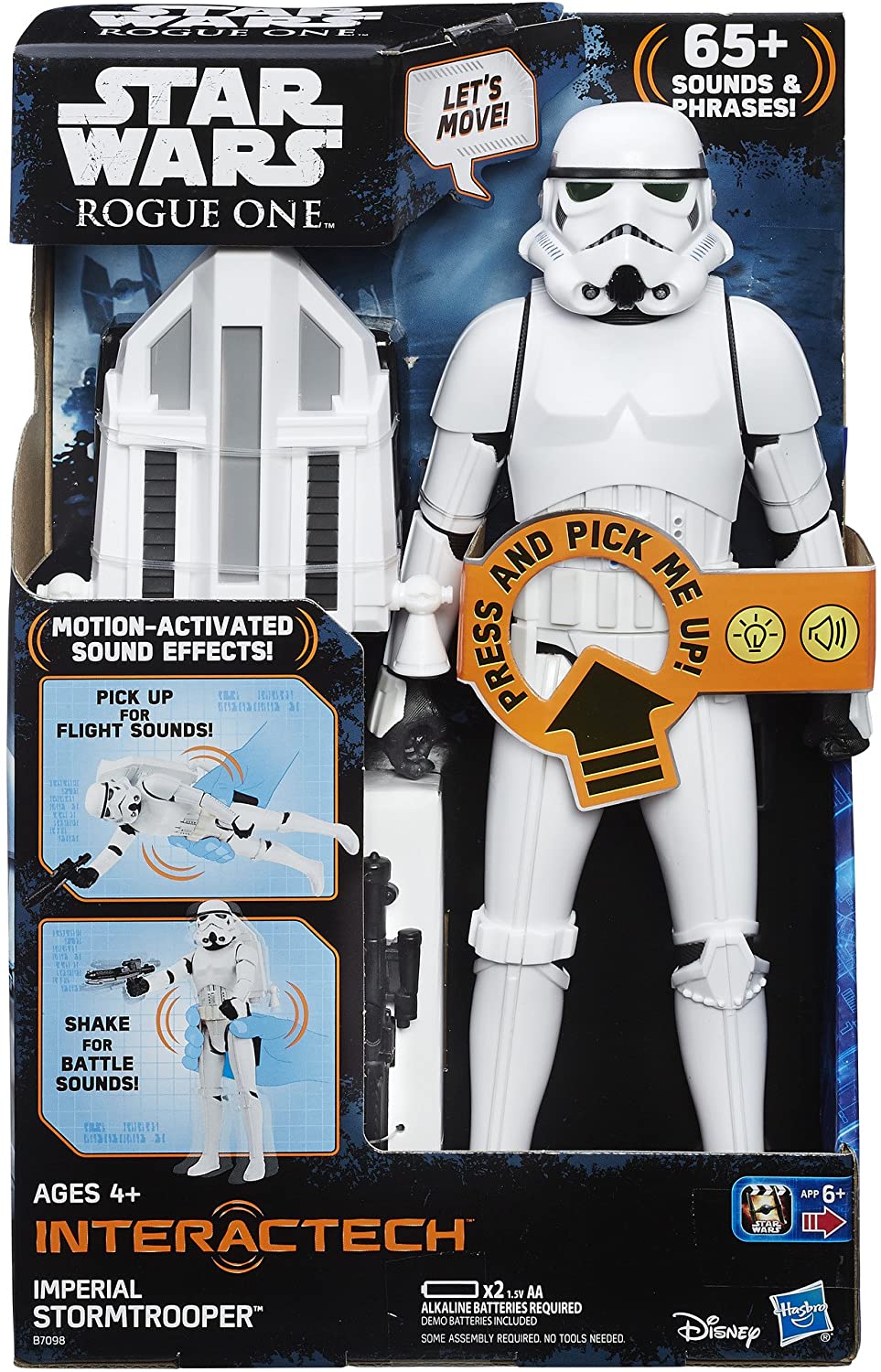 Star Wars Interactech Imperial Stormtrooper Figure, Multicolor - Image 2