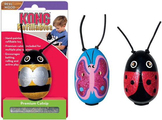 KONG Cat Wooden Refillable (Assorted Styles)
