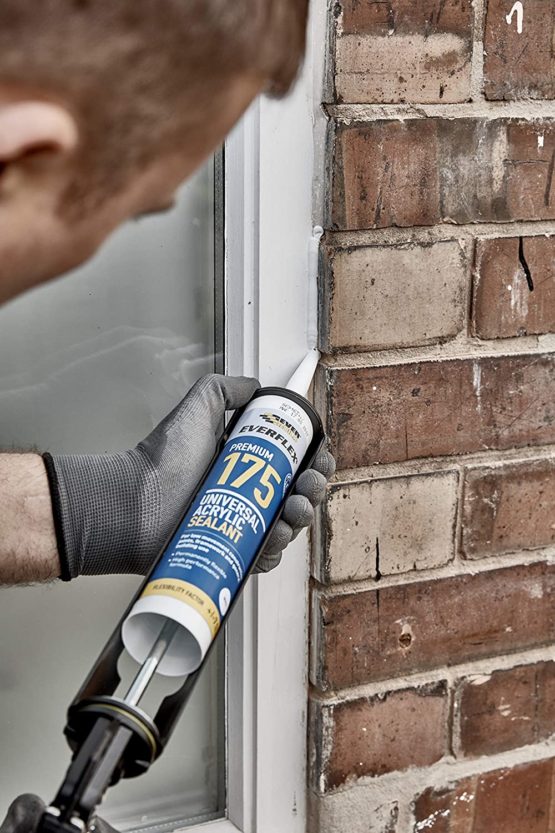 Everbuild Everflex 175 Premium Universal Acrylic Sealant, Brown, 300 ml - Image 3