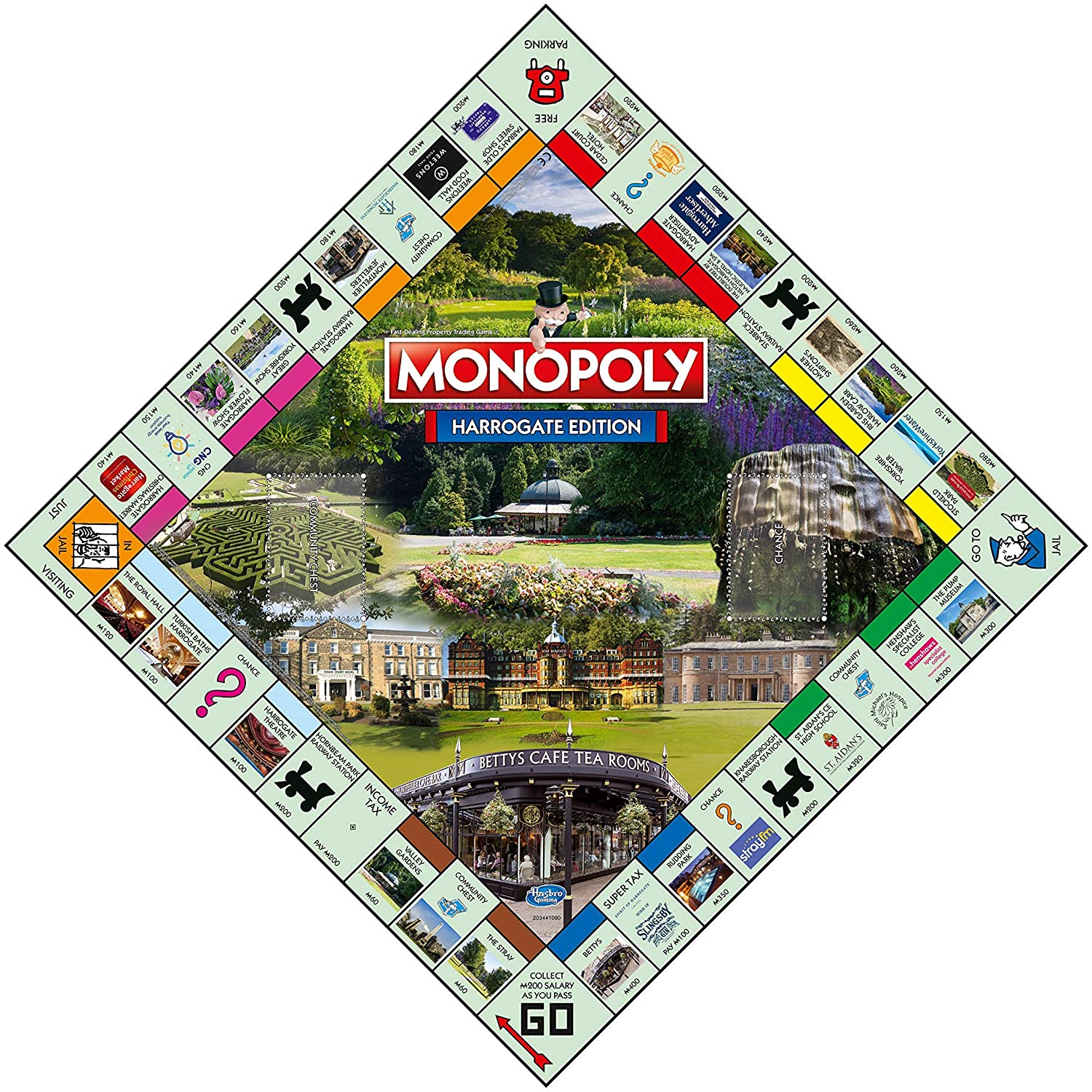 Winning Moves Harrogate Monopoly Board Game, Advance to Harrogate Theatre - Image 2