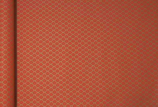 Clairefontaine Kraft Wrapping Paper, 5 x 0.35m - Red Flowers