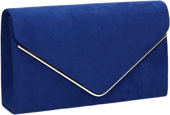 SwankySwans Women's Oscar Envelope Suede Velvet Party Prom Clutch Bag Clutch - Image 3