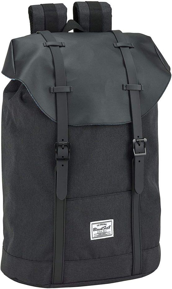 Blackfit8 Black & Black Official Teenager's Backpack for Laptops up to 15.6''