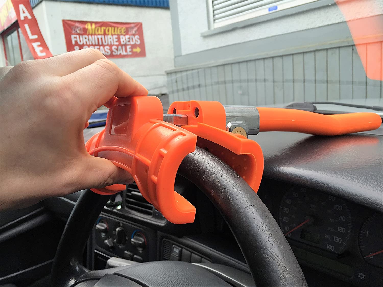 Xtremeauto Car Steering Wheel Lock Anti Theft with 2 Keys - Image 2