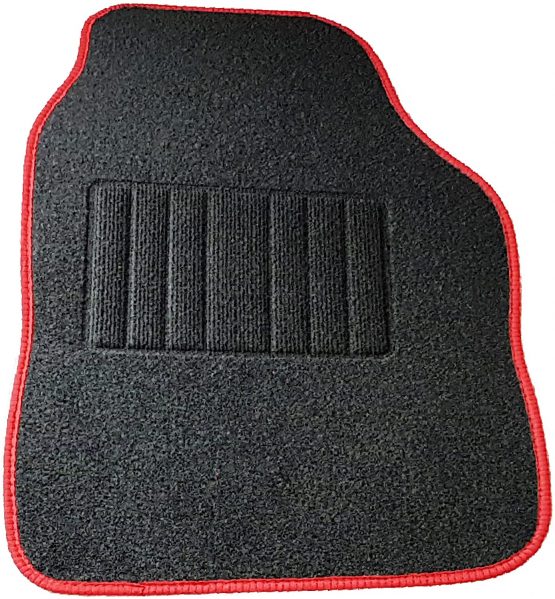 Safe Travel 27552 Universal Car Mats, Right Hand Drive (RHD), Welded Heel, Red Binding - Image 3