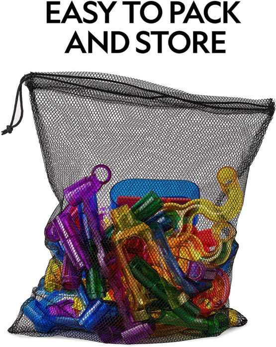 National Geographic Glowing Marble Run – 80 Piece Construction Set with 15 Glow in the Dark Glass Marbles, Mesh Storage Bag & Marble Pouch, Great Creative STEM Toy for Girls & Boys - Image 3