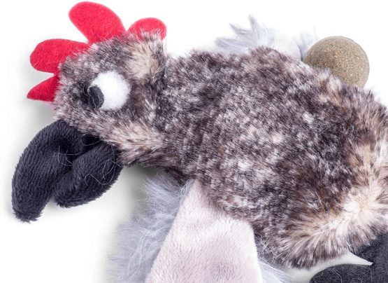 Petface Refillable Catnip Plush Cockerel Cat Toy - Image 3