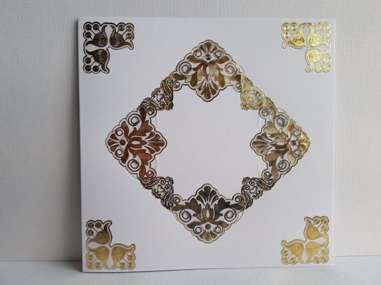 Creative Products Craftstickers Borders/Corners, transparent, Double Embossed, Stickers Peel off's, Silver/Gold, 23 x 10 x 1 cm - Image 4