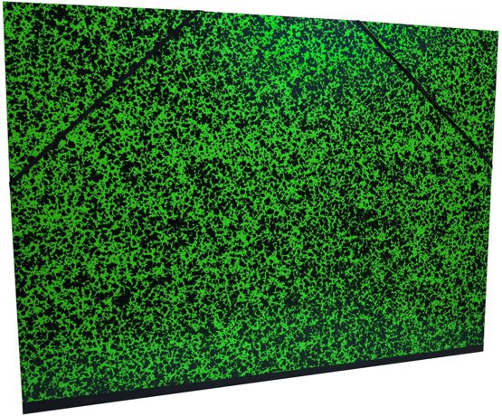 Clairefontaine 93244C Annonay Art Folder, 50 x 70 cm, Elastic Strap, 30 mm Spine, Green