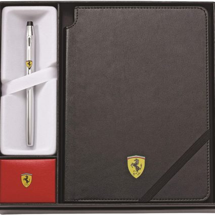 Cross Ferrari Century II Gel Ink Pen and Notebook Set Black