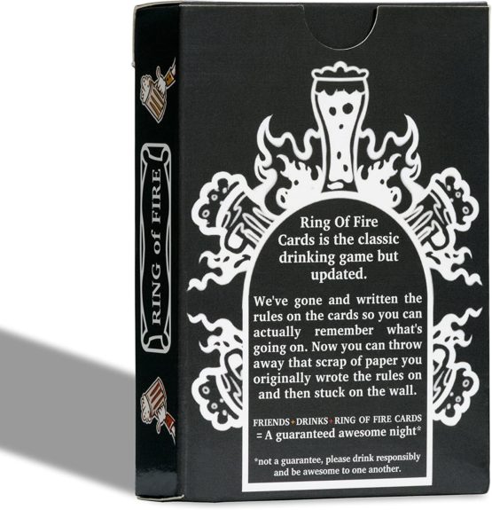 Ring of Fire Cards - The Classic Drinking Game with All the Rules Illustrated on the Cards - Great For Students and Parties - Image 2