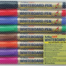 Artline 2-in-1 Whiteboard Pen (Wallet of 8 Assorted Colours)
