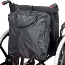 Homecraft Wheelchair Economy Bag, Convenient Storage and Organisation, High Quality Durable Waterproof Nylon, Attaches to Handles, Accessory for Mobility Devices (Eligible for VAT relief in the UK)
