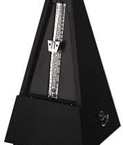 WITTNER 809 Metronome Pyramid shape wooden casing – Oak black matt